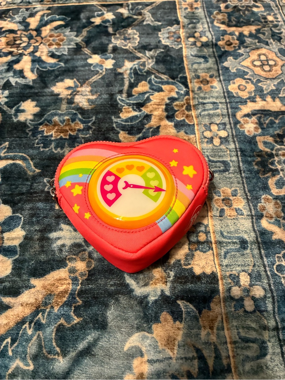 Care Bears Heart-Shaped Rainbow Accent Pouch